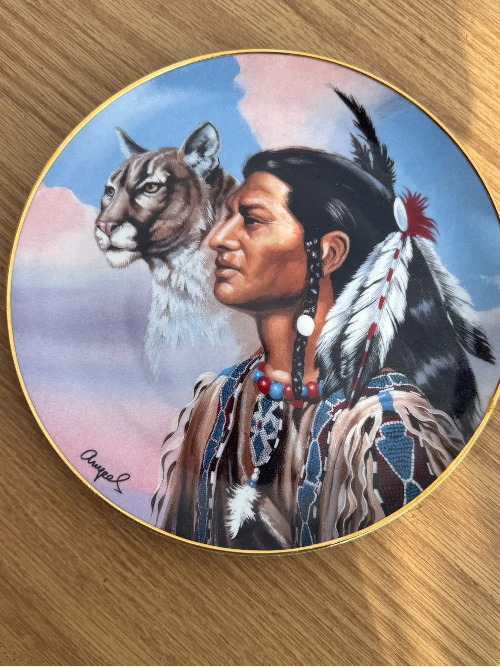 The Franklin Mint Heirloom Recommendation Vintage Collector Plate